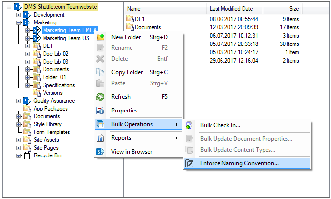 Bulk rename in office 365