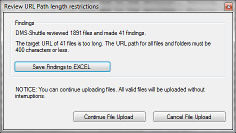 Report files with URL path lengths that are too big for SharePoint Online